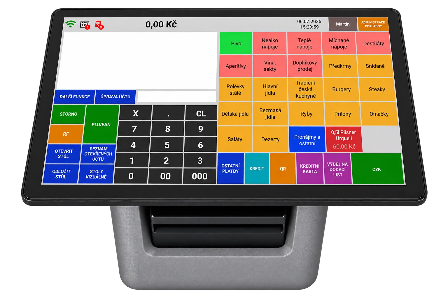 CITAQ S1 13,3" + aplikace Restaurace MAX