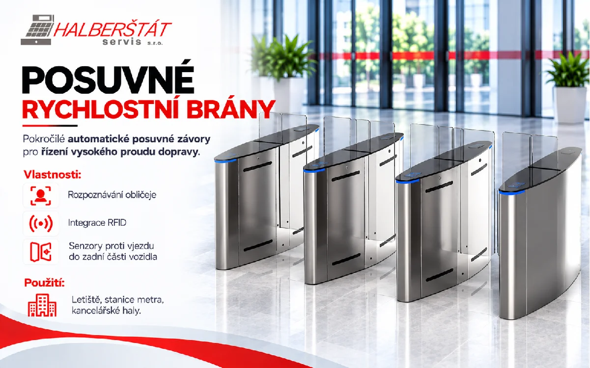 Posuvvné rychlostní branky